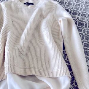 NWOT Ann Taylor Cream Sweater